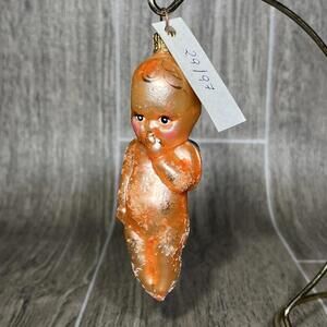 Vintage Christopher Radko Kewpie Baby Angel Glass Christmas Hand Numbered 29/97
